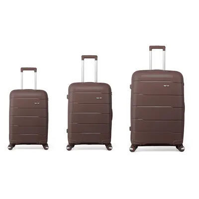 Semiline Unisex's 3-in-1 PP Suitcases Set T5792-0