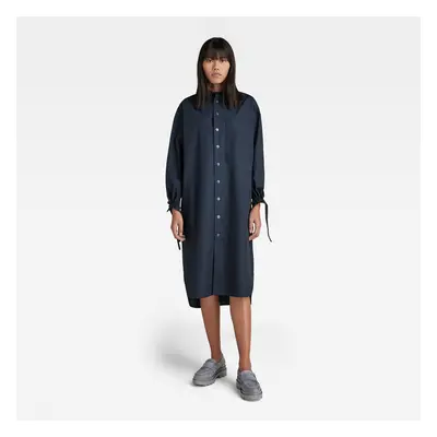 G-STAR Dress - Long shirt dress l\s wmn blue