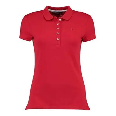 Tommy Hilfiger Polo T-shirt - CHIARA STR PQ POLO SS red