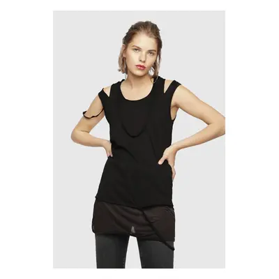 9011 DIESEL S.P.A.,BREGANZE Top - Diesel TNAHO TANKTOP black