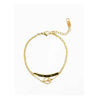 Gold plated bracelet Yups dbi0471. R06