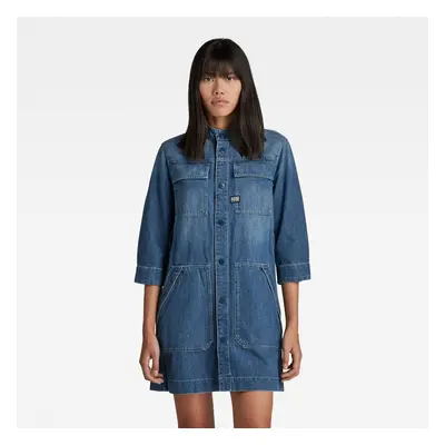 G-STAR Dress - Shirt Dress blue