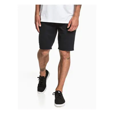 Černé pánské plátěné kraťasy Quiksilver EVDAY CHINO LIGHT black - Pánské