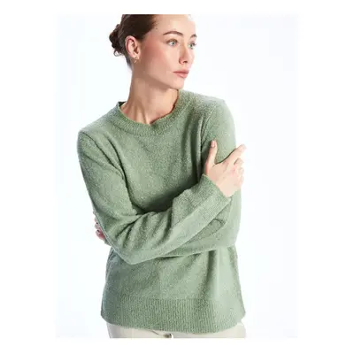 LC Waikiki Crew Neck Plain Long Sleeve Women's Knitwear Sweater