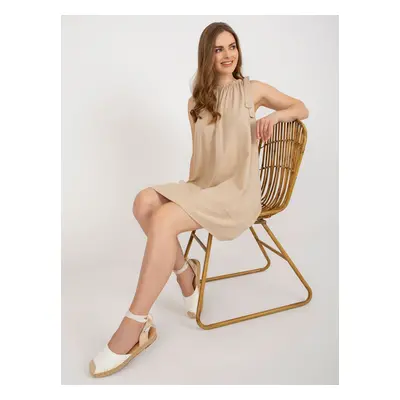 Dress-TW-SK-BI-89923.29-beige