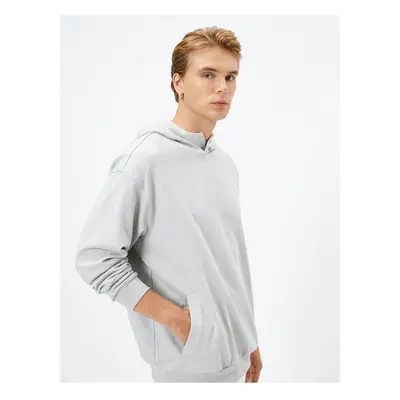 4WAM70047MK Koton Men's Sweat GRAY