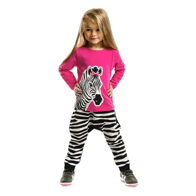 Dívčí set Denokids CFF-20S1-407/Pink, Black, White