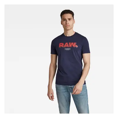 G-STAR T-shirt - RAW. Slim R T Blue