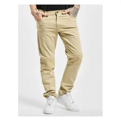 Straight Fit Jeans Quilted Khaki