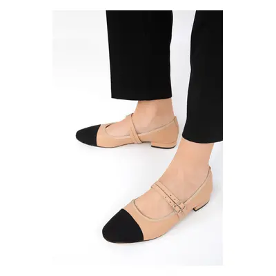 Soho Skin-Black Women's Ballerina