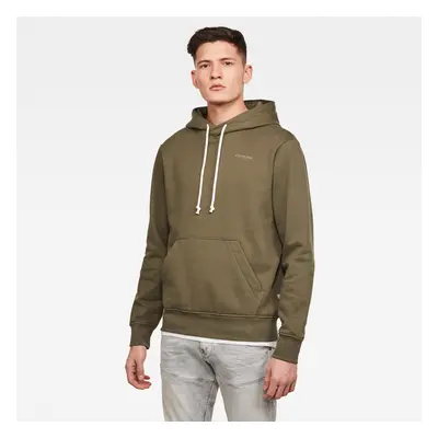 G-STAR Sweatshirt - Originals backpanel gr hdd r sw l\s olive-brown