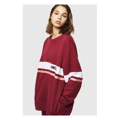 Sweatshirt - Diesel UFLTPHYLO SWEATSHIRT burgundy