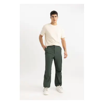 DEFACTO Relax Fit Trousers with Pockets and Elastic Waistband