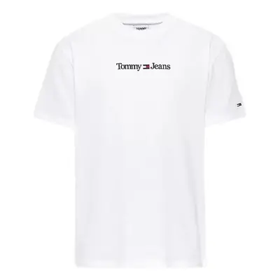 Tommy Jeans T-shirt - TJM CLASSIC LINEAR white