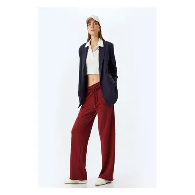 Koton Claret Red Women's Sweatpants