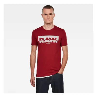 G-STAR T-shirt - Raw. Graphic Slim R T S\S Red