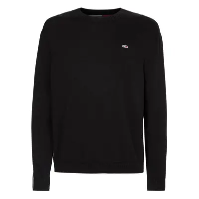 Tommy Jeans Sweater - TJM TOMMY TAPE SWEATER black