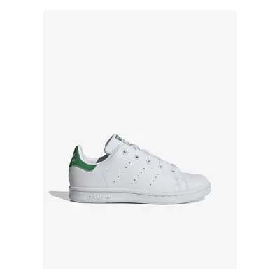 Bílé dětské tenisky adidas Originals Stan Smith C - Kluci