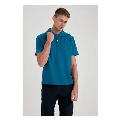 DEFACTO Regular Fit Polo Neck Short Sleeve T-Shirt