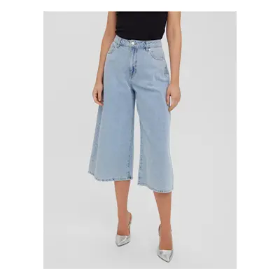 Světle modré dámské džínové culottes VERO MODA Clive - Dámské