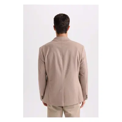 DEFACTO Slim Fit Slim Fit Lined Buttoned Blazer Jacket