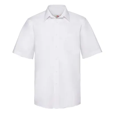 FRUIT OF THE LOOM F14•SHORT SLEEVE POPLIN SHIRT