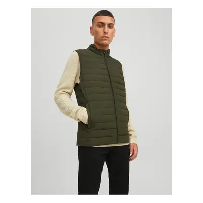 Pánská vesta Jack & Jones Khaki