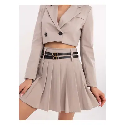 Skirt-DHJ-SD-8765.26-dark beige