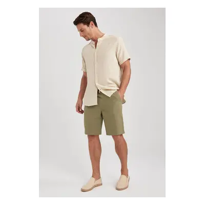 DEFACTO Regular Fit Linen Look Shorts