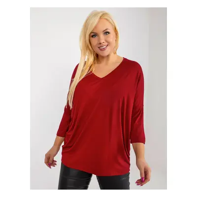 Blouse-RV-BZ-5745.18-burgundy