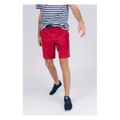 Tommy Hilfiger Shorts - BROOKLYN SHORT LIGHT TWILL BELT red