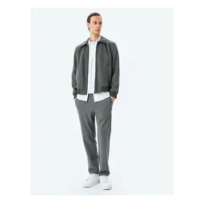 Koton Pocket Detailed Viscose Blend Tied Waist Tracksuit Trousers