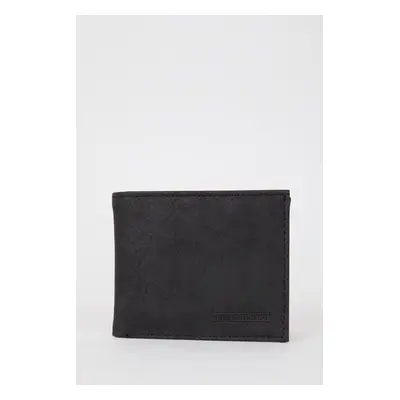 DEFACTO Men&#39;s Faux Leather Horizontal Wallet