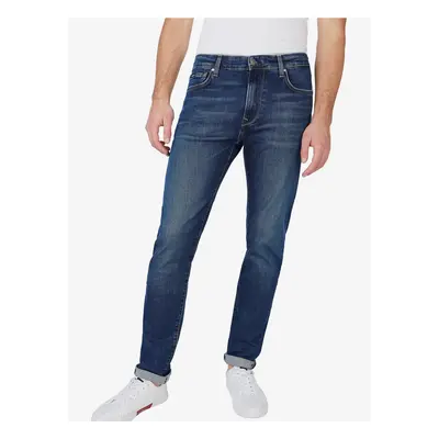 Tmavě modré pánské slim fit džíny Pepe Jeans Crane - Pánské