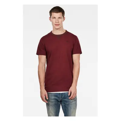 G-STAR T-shirt - Vacuol r t s\s burgundy red