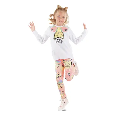 Denokids Fancy Leo Girls T-Shirt Tights Set