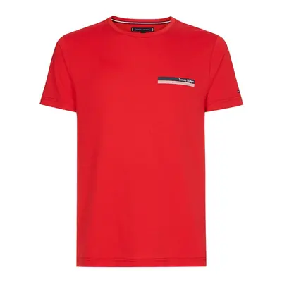 Tommy Hilfiger T-Shirt - TH COOL SMALL CORP CHEST TEE red