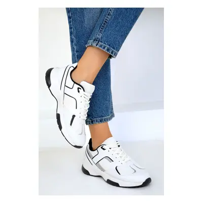 Soho White-Black Women's Sneaker