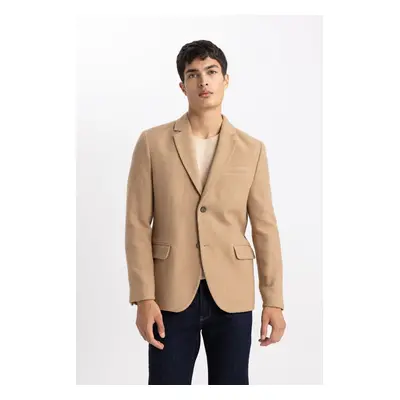 DEFACTO Modern Fit Jacket Collar Button-Down Blazer Jacket