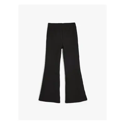 Koton Flare Trousers Elastic Waist