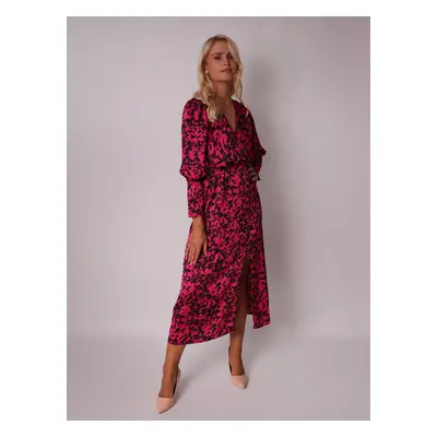 AX Paris Woman's Dress DA1604 Cerise