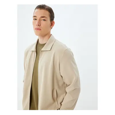 Koton Beige Men's Adult Jacket