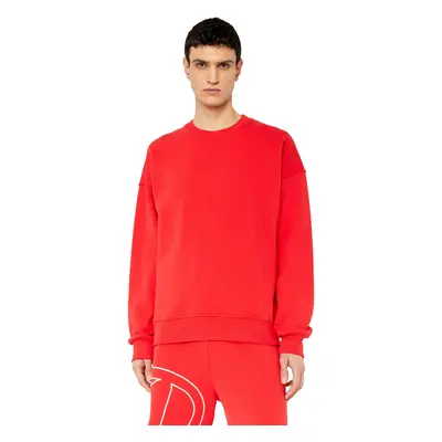 Diesel Sweatshirt - S-ROB-MEGOVAL SWEAT-SHIRT red