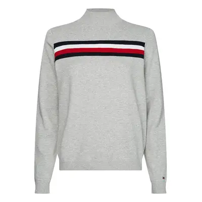 Tommy Hilfiger Sweater - JENEE MOCK-NK SWTR grey