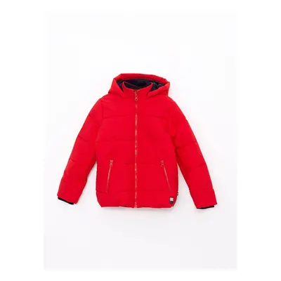 LC Waikiki Basic Girl's Puffer Coat with Hood