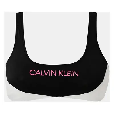 Bílo-černý horní díl plavek Calvin Klein Underwear - Dámské