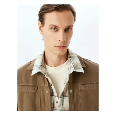 Koton Pocket Detailed Buttoned Cotton Long Sleeve Shirt