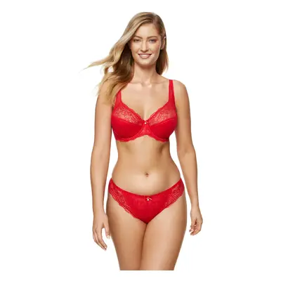 Gorteks Scarlet lace half padded bra re