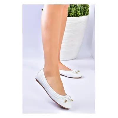 Fox Shoes White Daily Women's Flat Shoes