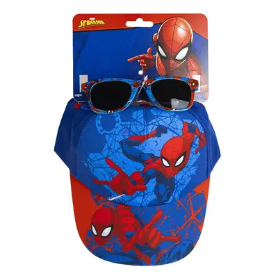 CAP SET OF SUNGLASSES SPIDERMAN